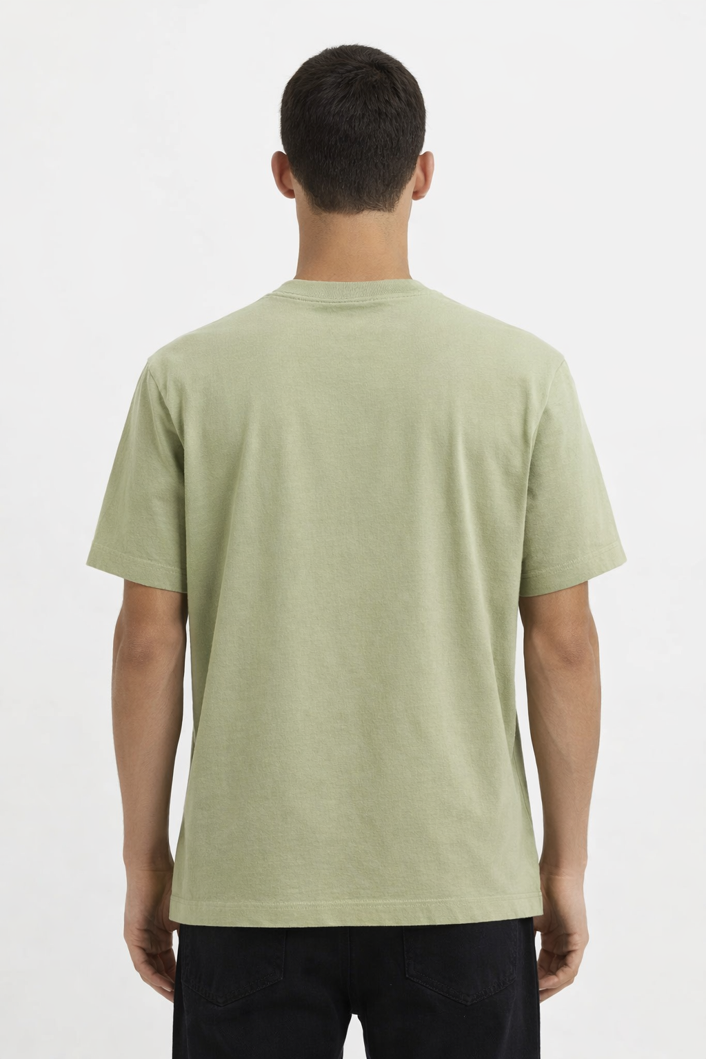 T-Shirt Jacquemus Vert Kaki Light Logo — Jacquemus