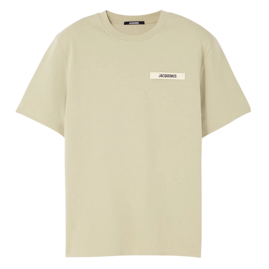 T-Shirt Jacquemus Vert Kaki Light Logo — Jacquemus