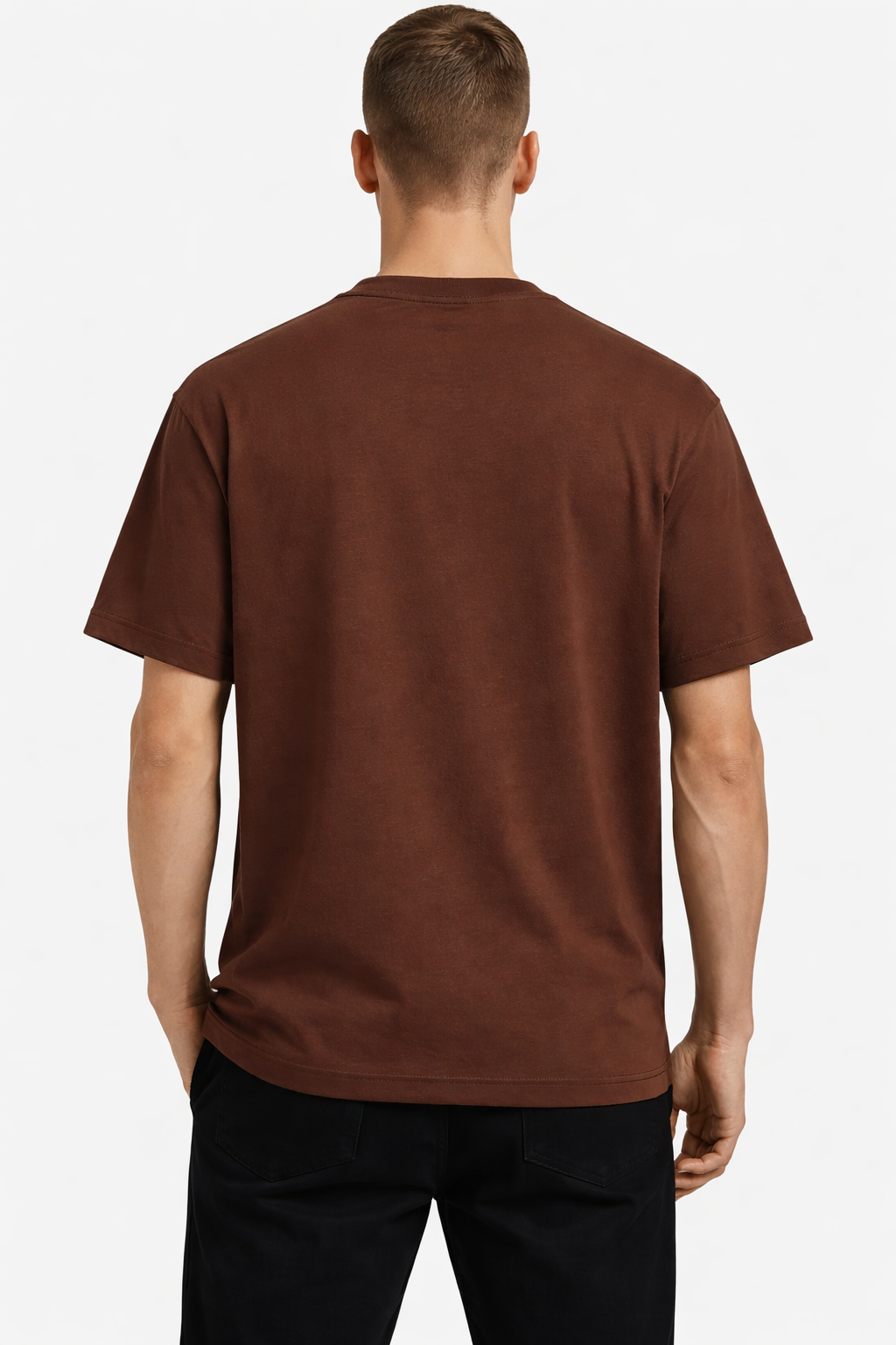 T-Shirt Jacquemus Marron Logo Beige — Jacquemus