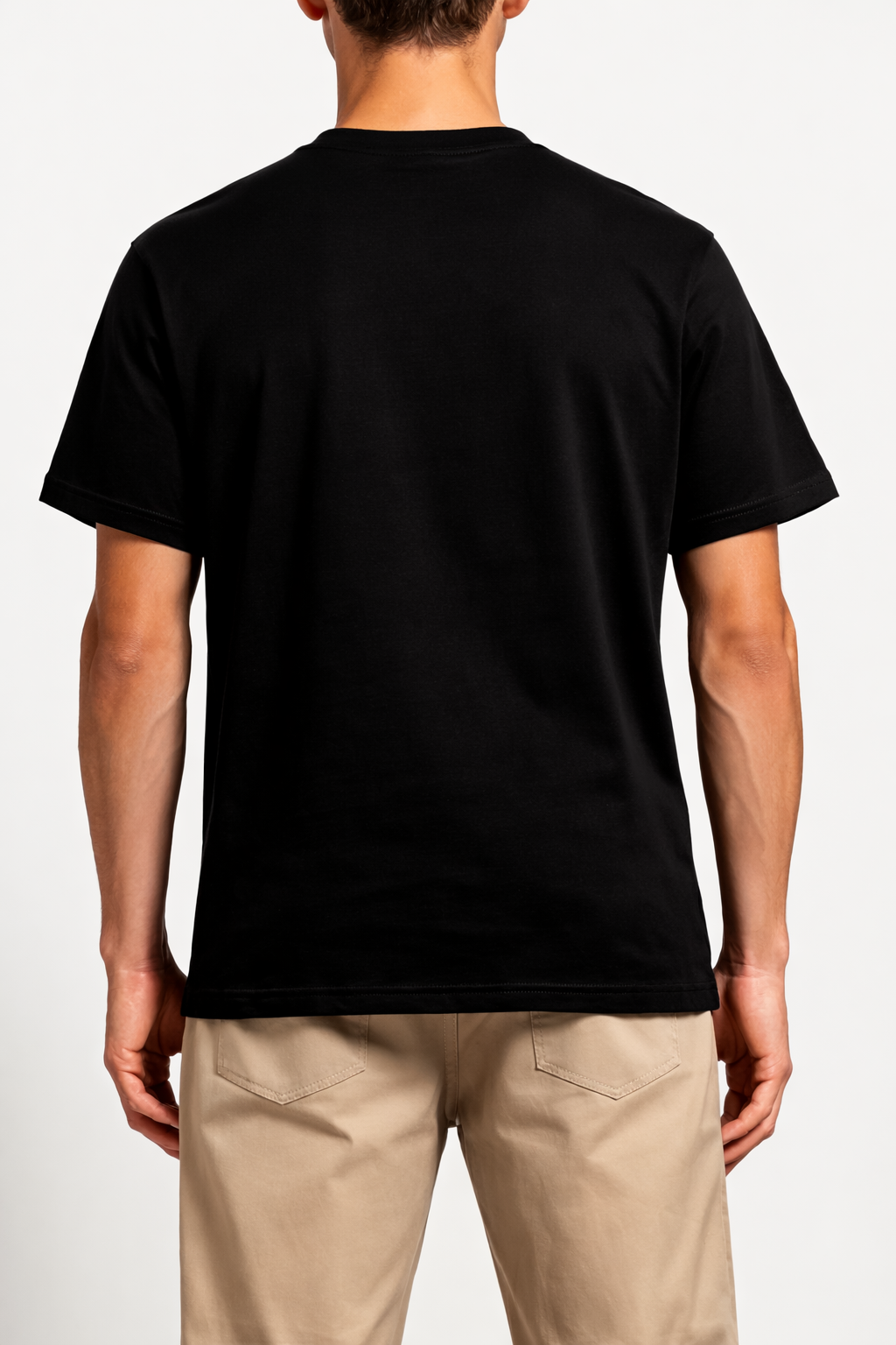 T-Shirt Ami De Cœur Noir Logo Rouge — Ami Paris
